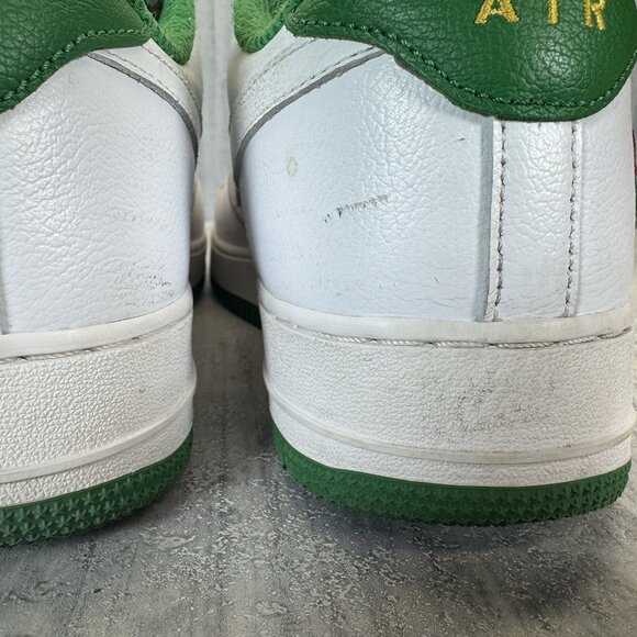 Size 10 - Nike Air Force 1 2022 Low West Indies-green And White - Picture 7 of 11